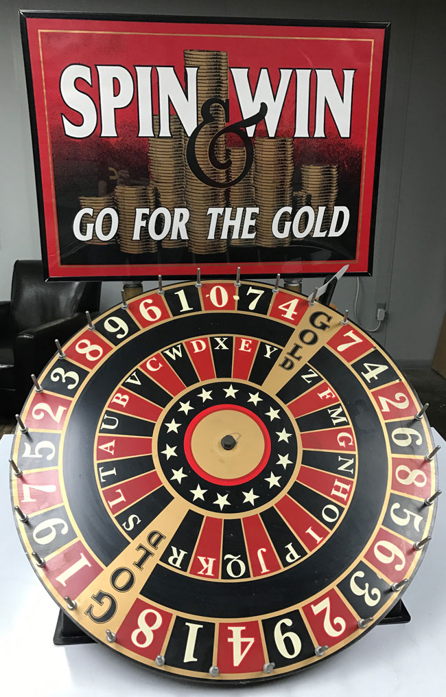 Table Top Spin & Win Game Wheel®
